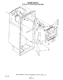 LINER Diagram and Parts List for ET16JMXSW04  Whirlpool Refrigerator
