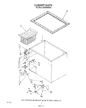 SECTION Diagram and Parts List for EH050FXVN00  Whirlpool Freezer