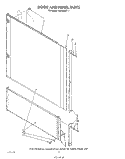 DOOR AND PANEL Diagram and Parts List for 4KPDI620T1  KitchenAid Dishwasher