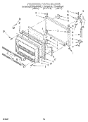 FREEZER DOOR Diagram and Parts List for ET20DMXAB01  Whirlpool Refrigerator