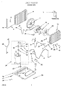 UNIT Diagram and Parts List for R812  Whirlpool Air Conditioner
