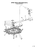 UPPER WASH AND RINSE Diagram and Parts List for KUDI220WWH3  KitchenAid Dishwasher