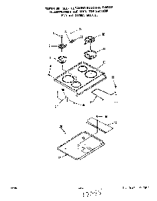 Main Top Diagram and Parts List for 2276*0A  Roper Range