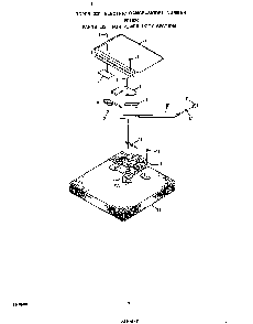 Power Lock Diagram and Parts List for F9757*0  Roper Range