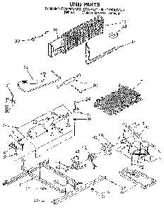 Unit Diagram and Parts List for E18PKXYN00  Whirlpool Refrigerator