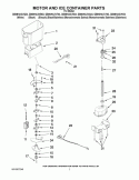 MOTOR AND ICE CONTAINER PARTS Diagram and Parts List for GS6NHAXVB03  Whirlpool Refrigerator