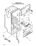 LINER, LIT/OPTIONAL Diagram and Parts List for ET14LCRWW01  Whirlpool Refrigerator