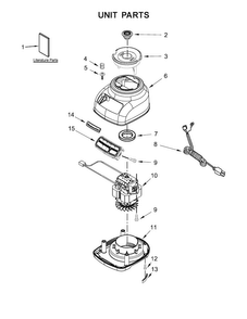 Part Location Diagram of W10646510 Whirlpool HOUSING