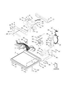 Part Location Diagram of W10712871 Whirlpool OVERLAY