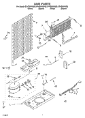 UNIT PARTS Diagram and Parts List for ET4CSKXKT02  Whirlpool Refrigerator