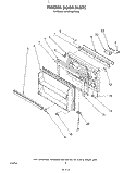 Part Location Diagram of 836118 Whirlpool RETAINER, TOP AND BOTTOM (2)