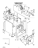 SECTION Diagram and Parts List for REL3422AL0  Roper Dryer