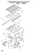 COMPARTMENT SEPARATOR Diagram and Parts List for ET18DKXAW00  Whirlpool Refrigerator