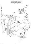 REAR PANEL Diagram and Parts List for KAWS977EQ0  KitchenAid Washer