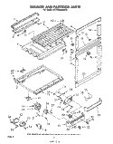 BREAKER AND PARTITION Diagram and Parts List for ET17HKXMWR2  Whirlpool Refrigerator