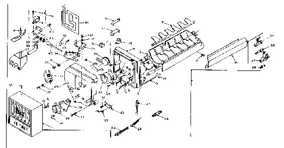 Icemaker Parts Diagram and Parts List for 106W16EIM5  Kenmore Refrigerator