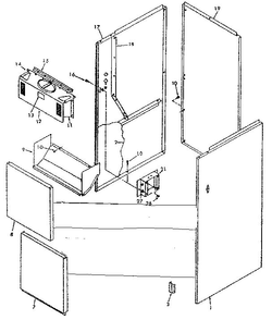 Whirlpool Gas-Fired Furnace Diagram and Parts List for FXB43-80DR-1  Whirlpool Furnace