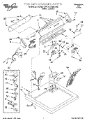 Part Location Diagram of 3401663 Whirlpool HARNS-WIRE