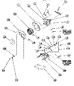 14 - Motor, Exhaust Fan And Belt Diagram and Parts List for LG8269L2  Whirlpool Washer
