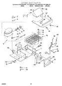 UPPER UNIT Diagram and Parts List for KBRP36MHB01  KitchenAid Refrigerator