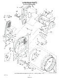 BULKHEAD Diagram and Parts List for KGYE750VHT0  KitchenAid Dryer