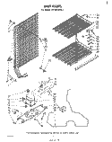 UNIT Diagram and Parts List for EV130FXKW1  Whirlpool Freezer