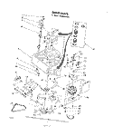 DRIVE Diagram and Parts List for LA5880XKW2  Whirlpool Washer