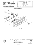 CONSOLE Diagram and Parts List for DP8700XTN5  Whirlpool Dishwasher