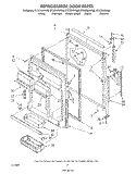 REFRIGERATOR DOOR Diagram and Parts List for ET22DKXVM00  Whirlpool Refrigerator