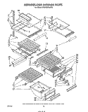 REFRIGERATOR INTERIOR Diagram and Parts List for ED26SSXLWR1  Whirlpool Refrigerator