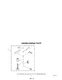 MISCELLANEOUS Diagram and Parts List for LA5700XSW2  Whirlpool Washer
