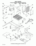 UNIT PARTS Diagram and Parts List for ED2KVEXVB01  Whirlpool Refrigerator