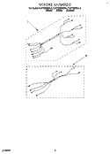 WIRING HARNESS Diagram and Parts List for KGCT365BAL4  KitchenAid Cooktop