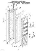 Part Location Diagram of 2215984T Whirlpool TRIM-DOOR