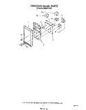 CONTROL PANEL Diagram and Parts List for RM996PXVN3  Whirlpool Microwave Oven Combo