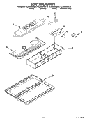 CONTROL PARTS Diagram and Parts List for GC3SHEXNS15  Whirlpool Refrigerator