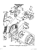 SECTION Diagram and Parts List for LE6880XSW1  Whirlpool Dryer