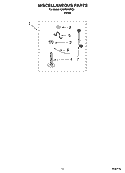 MISCELLANEOUS  PARTS, OPTIONAL PARTS (NOT INCLUDED) Diagram and Parts List for CAWS953RQ0  Crosley Washer
