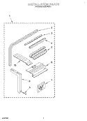 INSTALLATION Diagram and Parts List for ACS102XH1  Whirlpool Air Conditioner