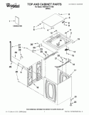 Part Location Diagram of W10420101 Whirlpool USE & CARE GUIDE