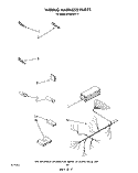 WIRING HARNESS Diagram and Parts List for DU8900XT5  Whirlpool Dishwasher