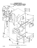 CABINET Diagram and Parts List for ET18NKXXG00  Whirlpool Refrigerator