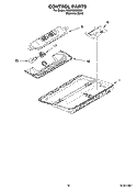 CONTROL PARTS Diagram and Parts List for KSBP25INSS02  KitchenAid Refrigerator
