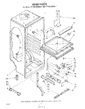 LINER , LIT/OPTIONAL Diagram and Parts List for ET14DCXMWR1  Whirlpool Refrigerator