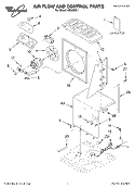 SECTION Diagram and Parts List for AD50DSL1  Whirlpool Dehumidifier