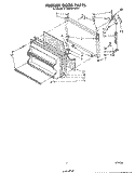 FREEZER DOOR Diagram and Parts List for ET18MKXPWR4  Whirlpool Refrigerator