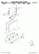 Part Location Diagram of W10164305 Whirlpool Energy Guide