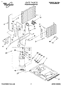 Part Location Diagram of 4386988 Whirlpool COMPRESSOR