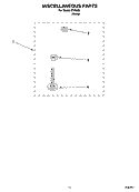 MISCELLANEOUS  PARTS, OPTIONAL PARTS (NOT INCLUDED) Diagram and Parts List for IP45002  Inglis Washer