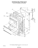 REFRIGERATOR DOOR Diagram and Parts List for ET18JMXWW00  Whirlpool Refrigerator